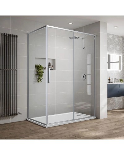 Душевой уголок 119x89 см Vincea Slim-U VSR-2SU9012CL прозрачное