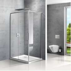 Душевой уголок 119х89 см Vincea Slim VSR-2SL9012CL-L прозрачное