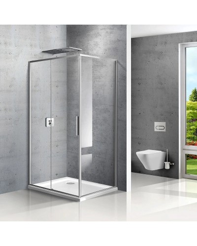 Душевой уголок 119х89 см Vincea Slim VSR-2SL9012CL-L прозрачное