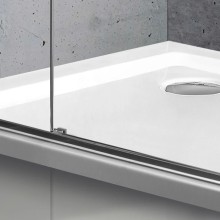 Душевой уголок 119х89 см Vincea Slim VSR-2SL9012CL-L прозрачное