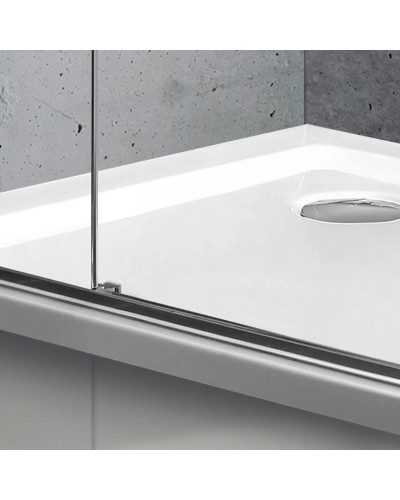 Душевой уголок 119х89 см Vincea Slim VSR-2SL9012CL-L прозрачное