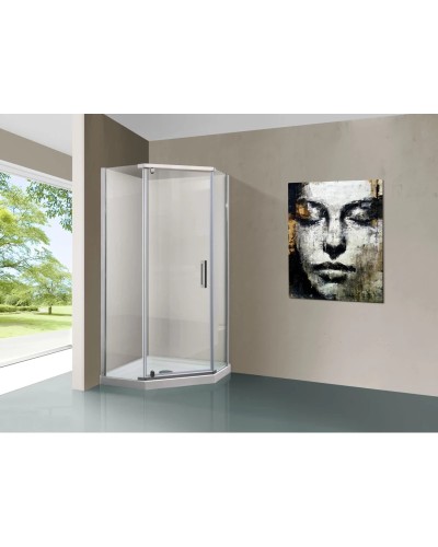 Душевой уголок 90x90 см Vincea Stresa VSP-1S900CL прозрачное