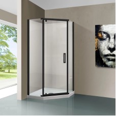 Душевой уголок 100x100 см Vincea Stresa VSP-1S100CLB прозрачное