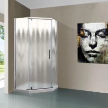 Душевой уголок 100x100 см Vincea Stresa VSP-1S100CH шиншилла