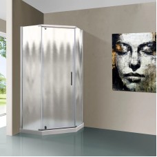 Душевой уголок 100x100 см Vincea Stresa VSP-1S100CH шиншилла