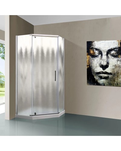 Душевой уголок 100x100 см Vincea Stresa VSP-1S100CH шиншилла