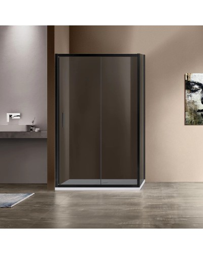 Душевой уголок 120x90 см Vincea Garda VSR-1G9012CGB тонированное