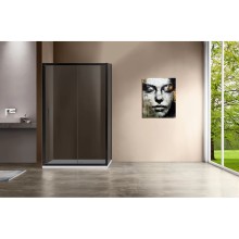 Душевой уголок 120x90 см Vincea Garda VSR-1G9012CGB тонированное