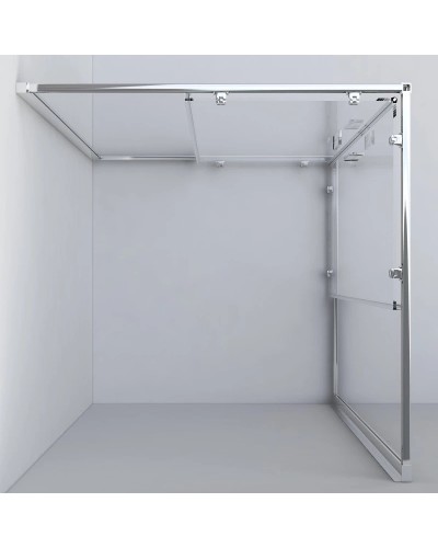 Душевой уголок 80x80 см Vincea Garda VSS-1G800CL прозрачное
