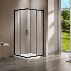 Душевой уголок 90x90 см Vincea Garda VSS-1G900CLB прозрачное