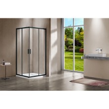 Душевой уголок 100x80 см Vincea Garda VSS-1G8010CLB прозрачное