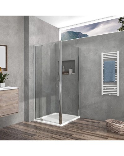 Душевой уголок 91,6-105x80 см Vincea Intra VSR-1I901080CL прозрачное