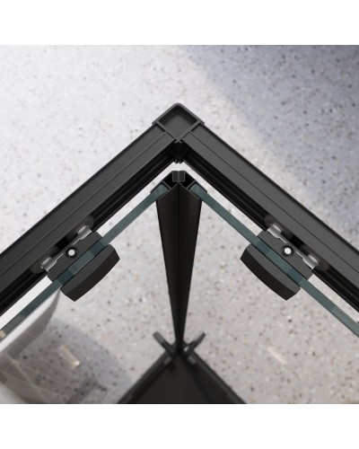 Душевой уголок BelBagno LUCE-A-2-90-C-NERO