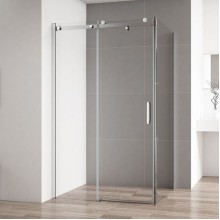 Душевой уголок Cezares Stylus Soft STYLUS-SOFT-AH-1-120/90-C-Cr 120x90 профиль Хром стекло прозрачное