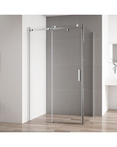 Душевой уголок Cezares Stylus Soft STYLUS-SOFT-AH-1-120/90-C-Cr 120x90 профиль Хром стекло прозрачное