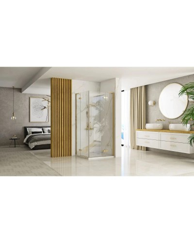 Душевой уголок 98х98 см Rea Hugo REA-K6605 прозрачное