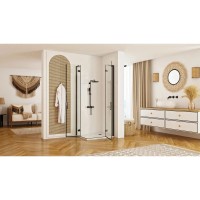 Душевой уголок 98х98 см Rea Hugo REA-K6602 прозрачное