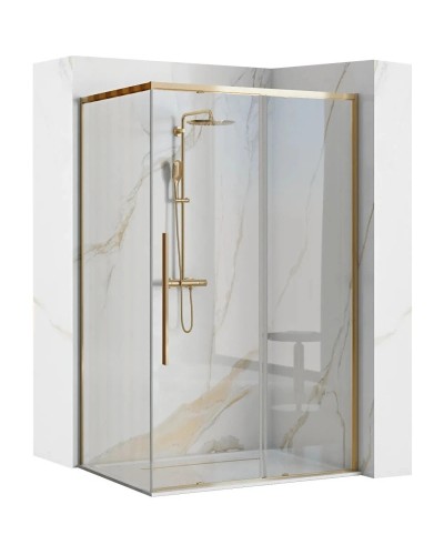 Душевой уголок 118,5х89 см Rea Solar REA-K4902 прозрачное