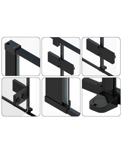 Душевой уголок 99,5х80 см Rea Fargo REA-K6950 прозрачное