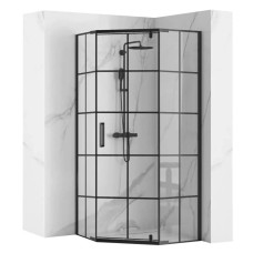 Душевой уголок 80х80 см Rea Hex REA-K8969 прозрачное