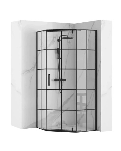 Душевой уголок 90х90 см Rea Hex REA-K8979 прозрачное