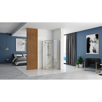 Душевой уголок 100х100 см Rea Diamond REA-K6616 прозрачное