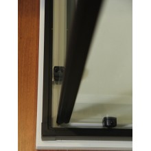 Душевой уголок Cezares Eco 90x90 ECO-O-A-2 профиль Черный стекло прозрачное