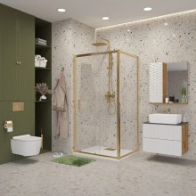 Душевой уголок 90х70 см Niagara NG-42-9AG-A70G прозрачное