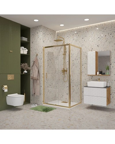 Душевой уголок 100х90 см Niagara NG-42-10AG-A90G прозрачное
