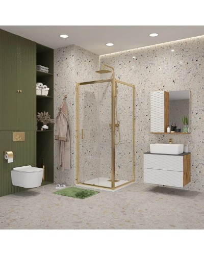 Душевой уголок 90х110 см Niagara NG-42-9AG-A110G прозрачное