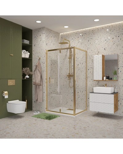 Душевой уголок 100х80 см Niagara NG-43-10AG-A80G прозрачное
