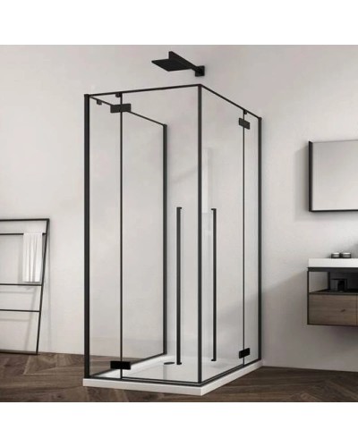 Душевой уголок 89,4х88,5 см Abber Eins AG06099B прозрачное