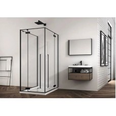 Душевой уголок 89,4х88,5 см Abber Eins AG06099B прозрачное