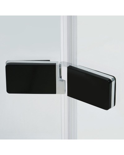 Душевой уголок WasserKRAFT Aller 120х90 R 10H07RBLACK MATT профиль Хром матовый стекло прозрачное