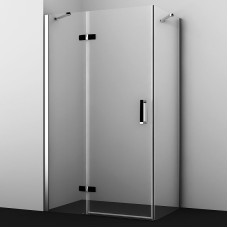 Душевой уголок WasserKRAFT Aller 120х80 L 10H06LBLACK MATT профиль Хром матовый стекло прозрачное