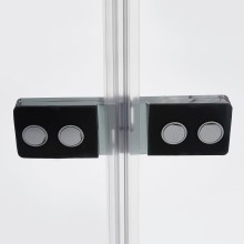 Душевой уголок WasserKRAFT Aller 120х80 L 10H06LBLACK MATT профиль Хром матовый стекло прозрачное