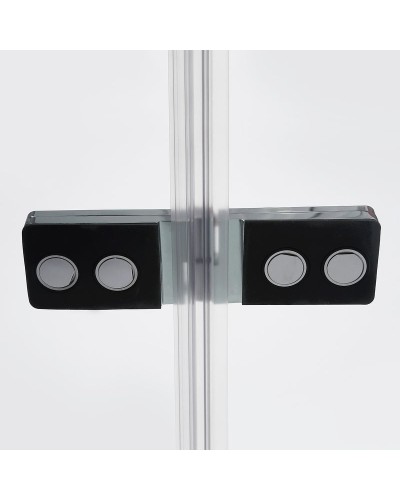 Душевой уголок WasserKRAFT Aller 120х80 L 10H06LBLACK MATT профиль Хром матовый стекло прозрачное