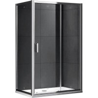 Душевой уголок Gemy Victoria 120х75 профиль Хром стекло прозрачное