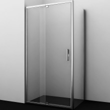 Душевой уголок WasserKRAFT Berkel 110x100 48P16 профиль Хром стекло прозрачное