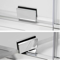 Душевой уголок WasserKRAFT Berkel 110x100 48P16 профиль Хром стекло прозрачное