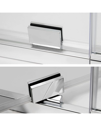 Душевой уголок WasserKRAFT Berkel 110x100 48P16 профиль Хром стекло прозрачное