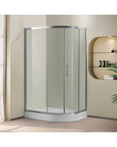 Душевой уголок 120x90 см Cezares Porta PORTA-RH-2-120/90-C-Cr прозрачное