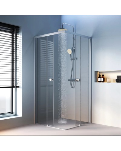 Душевой уголок 88,4х88,4 см Am.Pm X-Joy W94G-403-9090-MT прозрачное