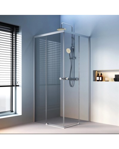 Душевой уголок 88,4х88,4 см Am.Pm X-Joy W94G-403-9090-MT прозрачное