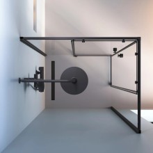 Душевой уголок 118,4х78,4 см Am.Pm X-Joy W94G-403-12080-BT прозрачное