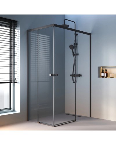 Душевой уголок 118,4х78,4 см Am.Pm X-Joy W94G-403-12080-BT прозрачное