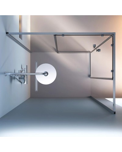 Душевой уголок 118,4х88,4 см Am.Pm X-Joy W94G-403-12090-MT прозрачное