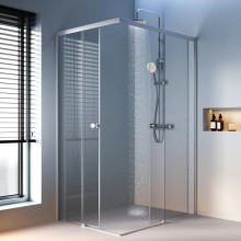 Душевой уголок 118,4х88,4 см Am.Pm X-Joy W94G-403-12090-MT прозрачное