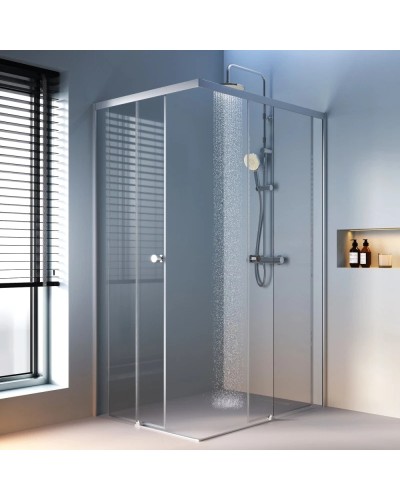 Душевой уголок 118,4х88,4 см Am.Pm X-Joy W94G-403-12090-MT прозрачное