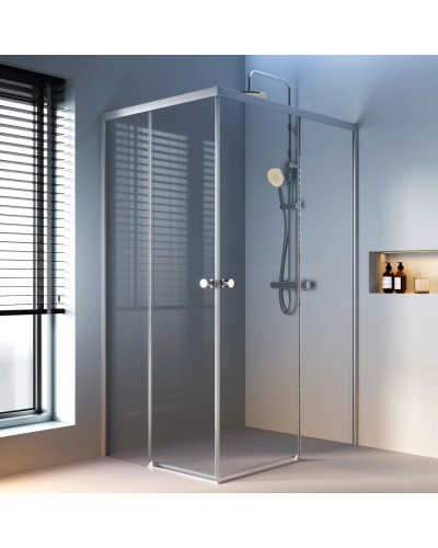 Душевой уголок 118,4х88,4 см Am.Pm X-Joy W94G-403-12090-MT прозрачное